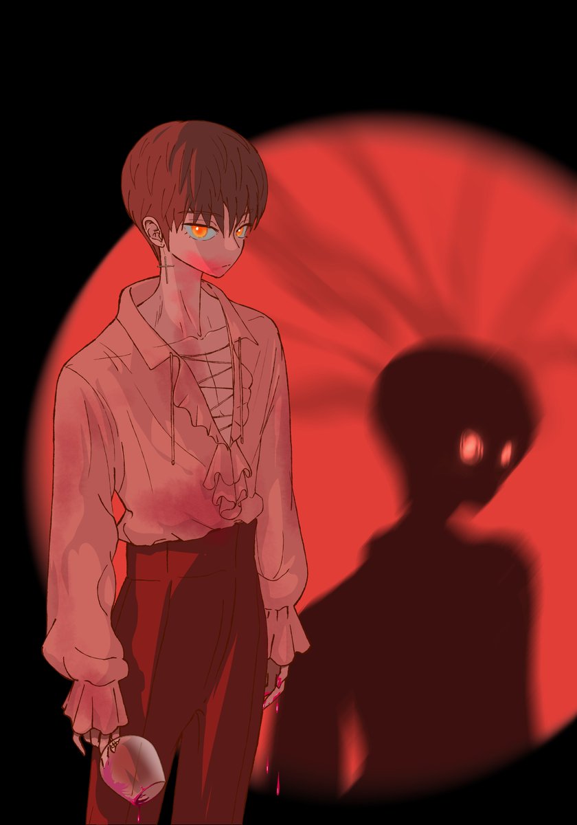 DARKMOON_SAGA's tweet photo. A vampire who drinks no human blood.

인간의 피를
마시지 않는 뱀파이어

人間の血を
啜らぬヴァンパイア

#DARKMOON #BLOODPRINT https://t.co/99UFrtGcGh