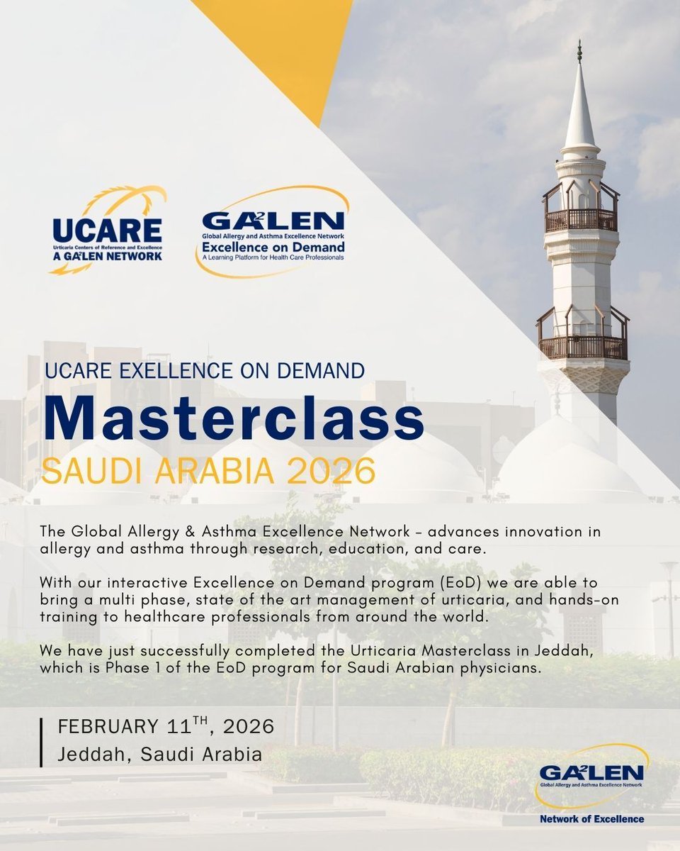 Global Asthma & Allergy Excellence Network tweet media