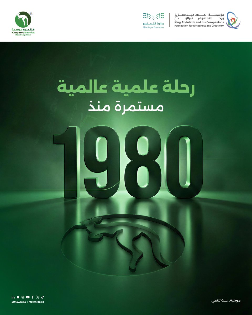 مؤسسة الملك عبدالعزيز ورجاله للموهبة والإبداع tweet media