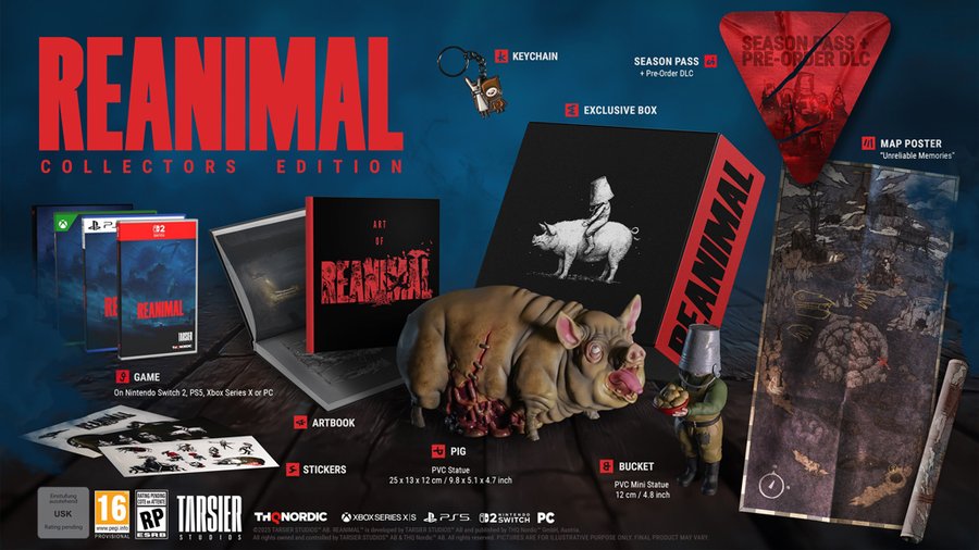 Ed_collector's tweet image. Pour rappel, le jeu Reanimal sort officiellement aujourd'hui en édition standard (30€), édition Deluxe (50€) et édition collector (200€)

Retrouvez toutes les infos et disponibilités avec les meilleurs prix sur le blog = edcol.fr/v4MZ

#REANIMAL #Collector