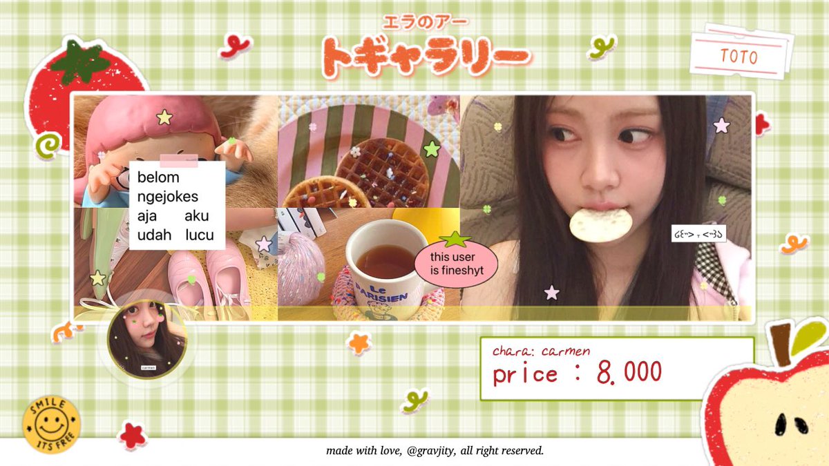 gravjity's tweet image. sebuah retweet sangat berarti ㄱ^ㅅ^ㄴ !

haing! ella datang lagi membawa sekumpulan layout ready stock dari berbagai katalogku😋 ada chara bg &amp;amp; gg! harganya 8.000/each! 💌 bisa langsung take ke dm/teleku ya! met jajan🤓🖖🍀 

t. #zonauang #zonaba