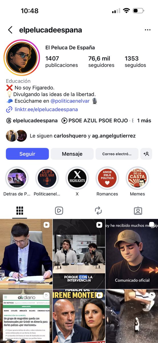 No me creo que Meta no tenga mecanismos de diccionario ni algoritmos capaces de unir palabras y detectar estos mensajes.
Todo empezó por esta cuenta de extrema derecha que lo remitió por canales organizados.