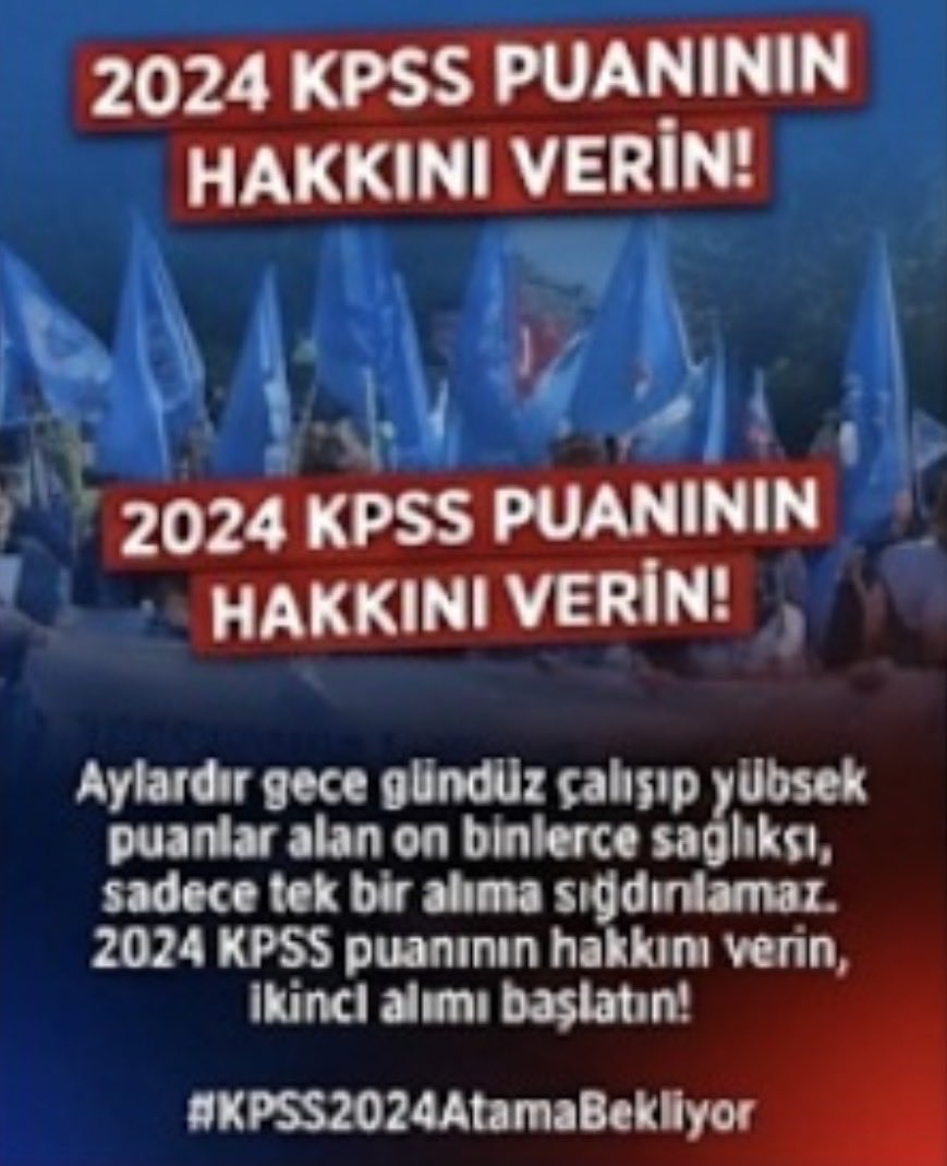 Nobettime's tweet photo. Tek alım, binlerce umut demektir. Sağlık sistemininO ihtiyaç duyduğu insan gücü hazır beklerken bu bekleyiş uzamamalıdır.
Atama takvimi netleşsin, belirsizlik son bulsun.
#KPSS2024AtamaBekliyor https://t.co/hnUxKcreEs