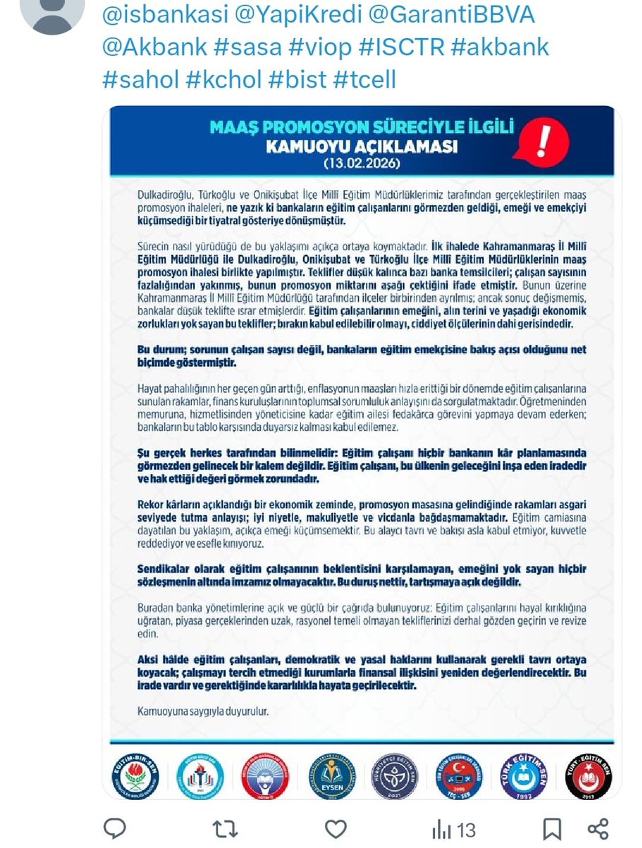 khvczade's tweet photo. #YapiKredi #isbankası #GarantiBBVA #Akbank #Halkbank #ziraatbankasi https://t.co/CVN5byNOzT