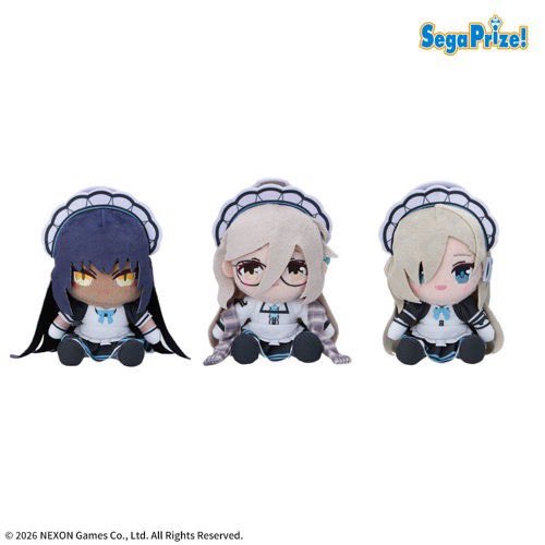 学園×青春×物語RPGアプリ 『ブルーアーカイブ』から ミニぬいぐるみが3