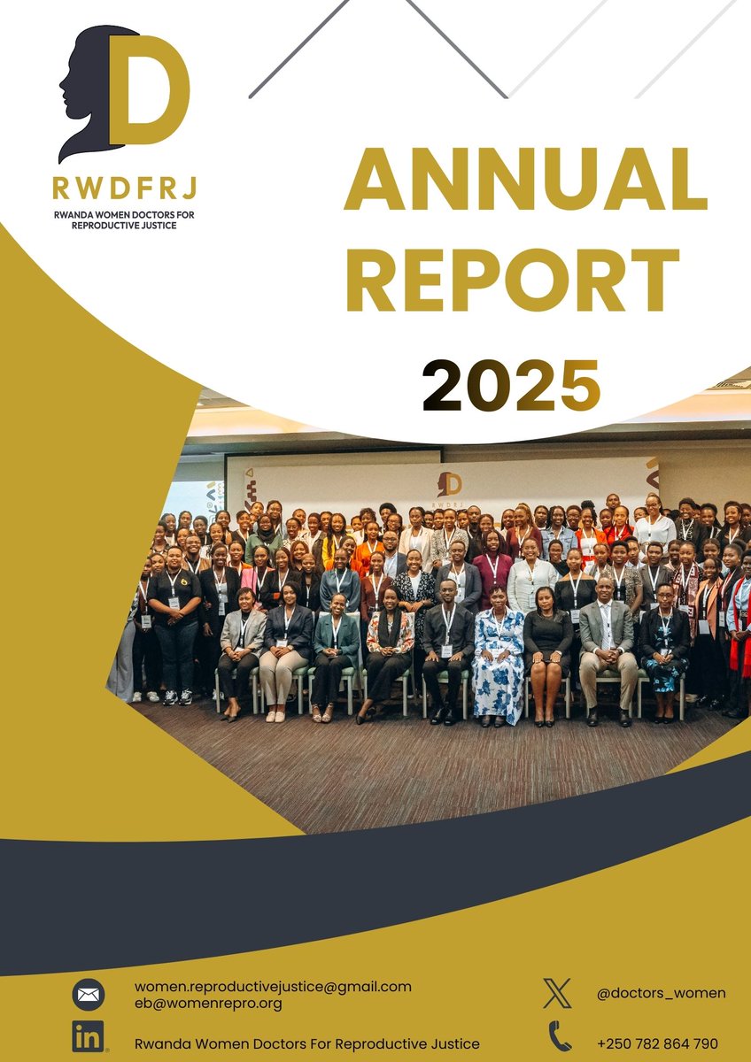 We are proud to launch the Rwanda Women Doctors For Reproductive Justice Annual Report 2025, a reflection of a year marked by dedication, progress, and collective impact in advancing reproductive justice. 

Together, we strengthened advocacy, expanded services, empowered