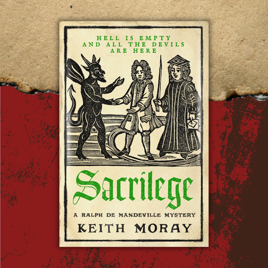 🩸☠️🗡️ COVER REVEAL 🩸☠️🗡️

A nun is found dead.
A priest is horribly attacked.
An evil older than sin is loose in Yorkshire…

#Sacrilege by <a href="/KeithMorayTales/">Keith Moray</a> is a blood-soaked medieval mystery, perfect for fans of C. J. Sansom! Available to pre-order now mybook.to/SacrilegeKeith…
