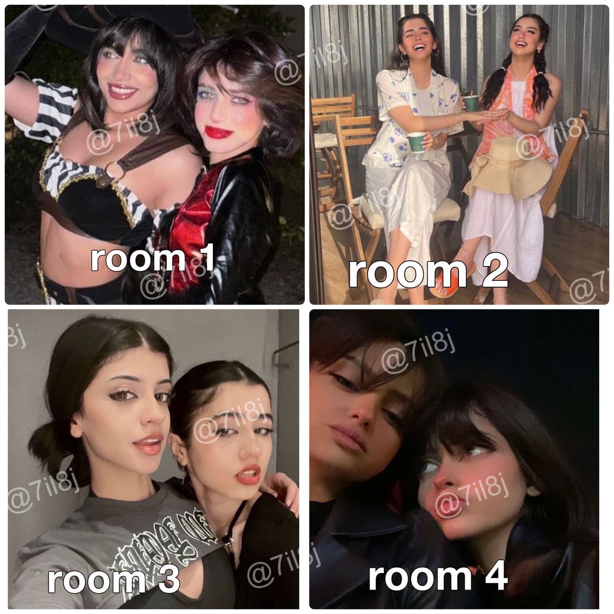 احممم بعد الجمعة فيه ٤ غرف 

كل غرفة فيها شي مختلف يعني فيه احتمالية غرفة فيها عمات او فحلات 

اختر رقم واكتبه بالمنشن ونفذ الشروط وبجيك خاص 

١- متابعني 
٢- لايك على التغريدة هذي واخر ٥ تغريدات
٣- رتويت 

واهم شي المشاركة تقفل ٨ الليل بعدها ماراح ارسل لأحد 💋

enjoy