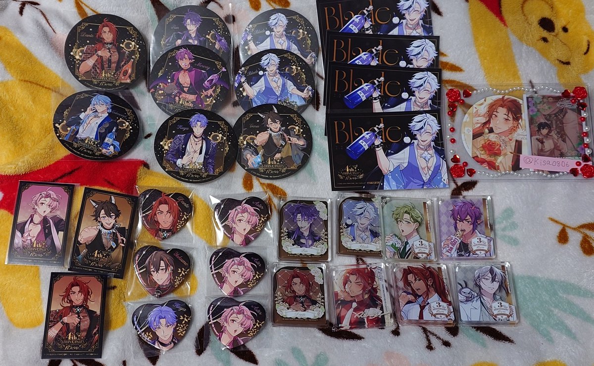 NUカーニバル ぬカニ アニメイトカフェ 交換 譲渡 譲 缶バッジ