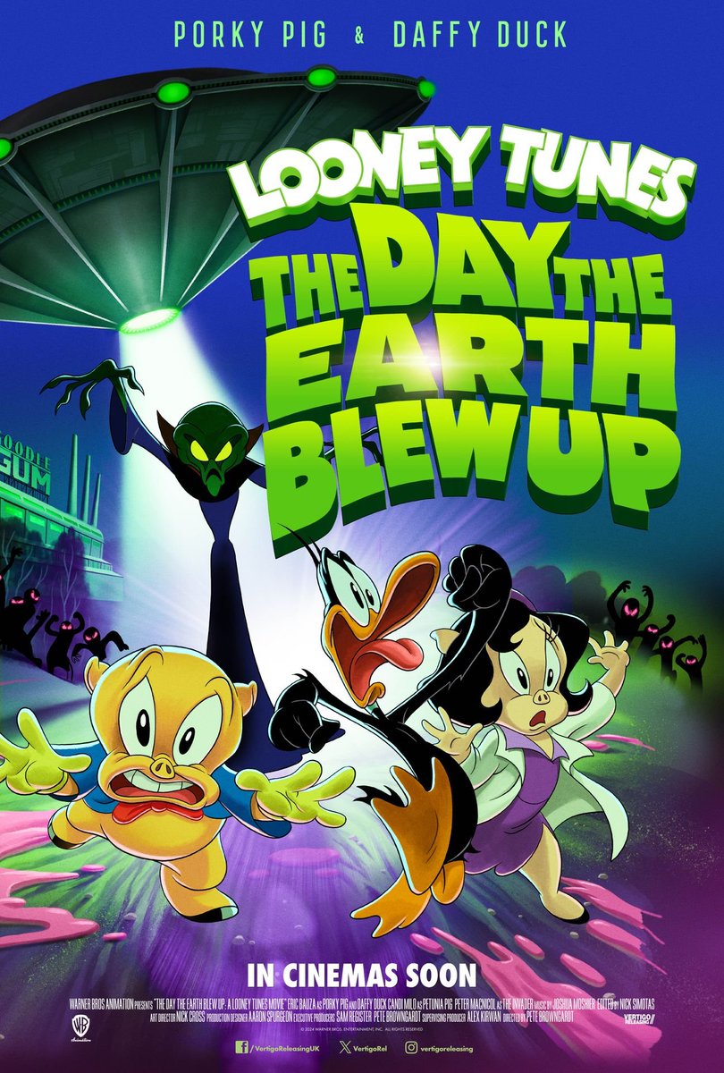 The Day The Earth Blew Up: A Looney Tunes Movie is now in cinemas across the UK!!!! I have the US Blu-ray release, but I'm STILL going to see this on the big screen!

Support the Looney Tunes franchise!