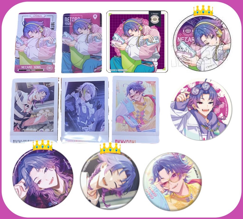 18TRIP エイトリ Best Wishes Snap キャラバッジ コレクション vol.8