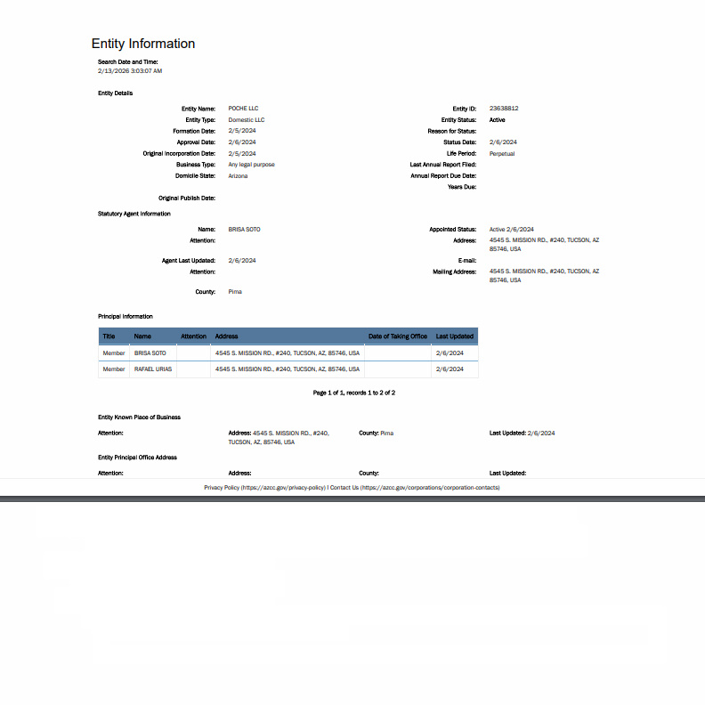 MattBlacInc's tweet photo. 🆘 Applicant Name: Poche LLC ⚡️
📍5820 N CAMINO ESCALANTE AZ
CATALINA FOOTHILLS ESTATES NO 5 LOT 96
PARCEL 108100960
GUTHRIE NANCY L REVOCABLE TR
#NancyGuthrie
Which Contractors carried out the electrical 👷♂️installation/up gradein 2025 - 2026? 🔌 https://t.co/kBxQ2riKaw