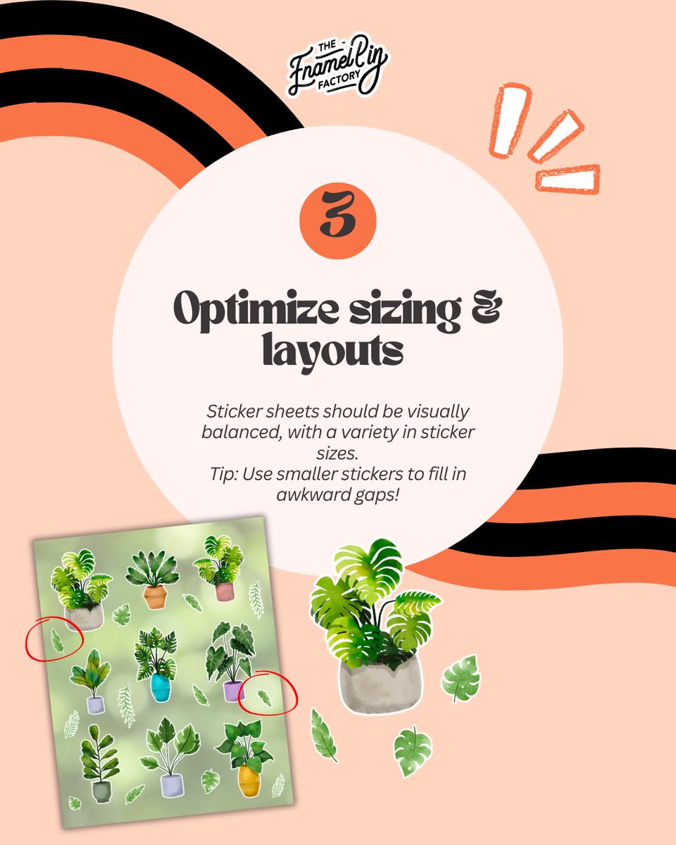 PinFactory's tweet image. 🎨✨ Quick Tips: Mini Design Ideas for Your Sticker Sheets! ✨🎨
Designing a sticker sheet but not sure where to start? Here are a few simple yet powerful tips to help you make the most of every inch

#StickerDesign #StickerArt #CustomStickers #StickerSheet #PlannerStickers
