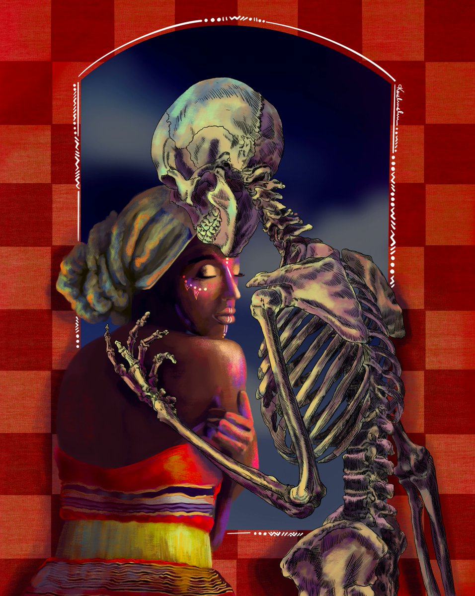 BeyondBordersFD's tweet photo. @musicalnetta @batsoupyum We're sharing 2 incredible pieces that are part of our curation that fall under the theme of LOVE

Frame 1:
Kakalabanda Stole My Heart (0.40 ETH, 24H Auction)
https://t.co/OacbXtn6Kq

Frame 2:
The Devil I Know (0.189 ETH, 24H Auction)
https://t.co/vPSIbhWI9n https://t.co/tymYHxm6dK