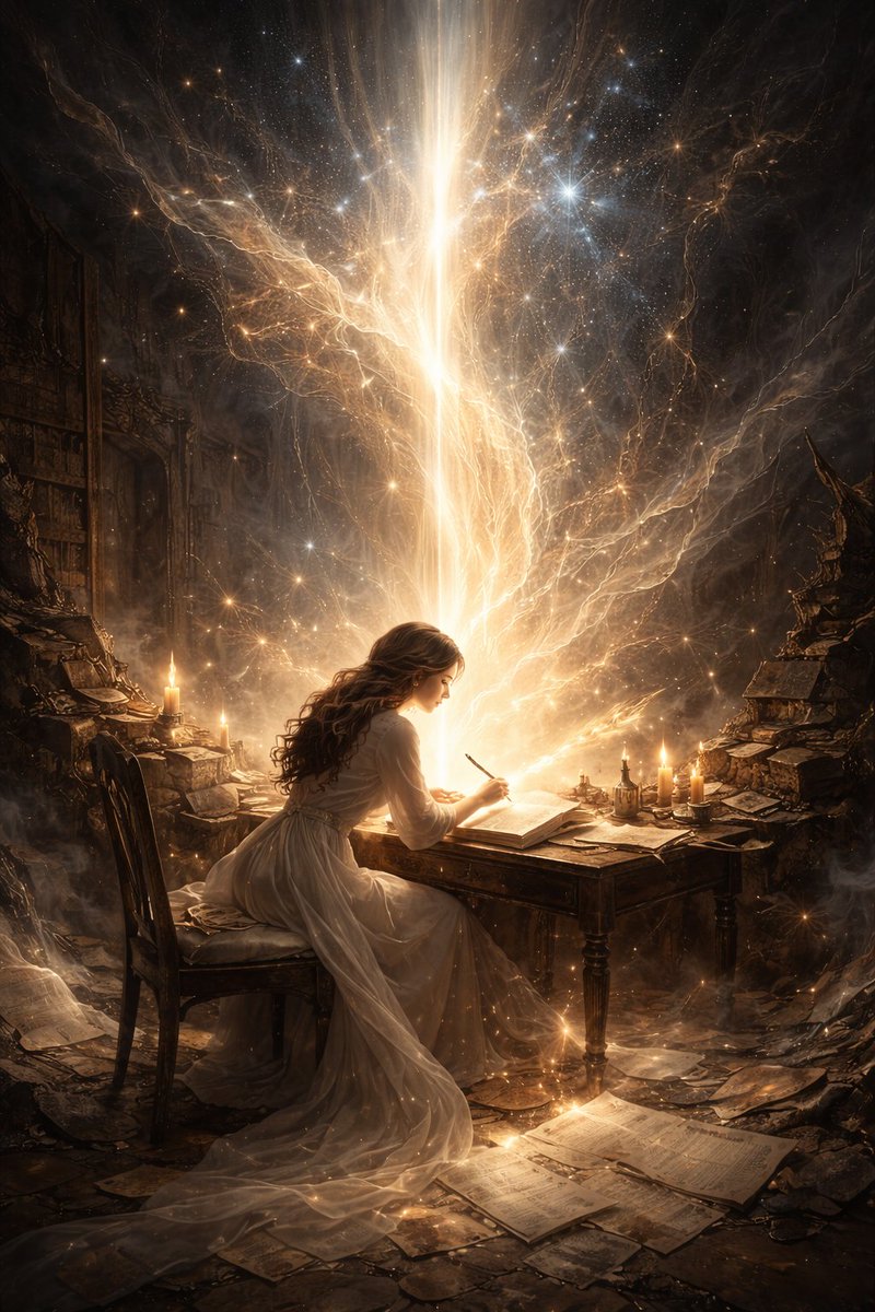 the surge of words
the tempest of the verb
the radiance of utterance
all pointing toward another realm
a fissure in the real
the #lacuna that language
reveals and conceals
intangible
sovereign still
it exalts us
or devastates us
consumes us
or sets us free

#vss365 #poetry