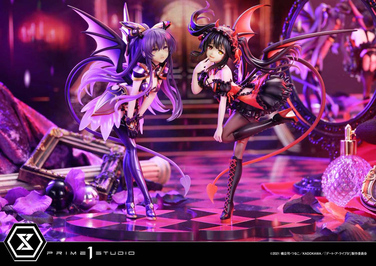 2月16日予約開始✨

PRISMA WING、『デート・ア・ライブ』の『夜刀神十香』と『時崎狂三』がサキュバスVer.でフィギュア化！表情差替パーツ付属！2027年5月発売予定 

詳細はリプ欄へ👇️

 #フィギュア #デート・ア・ライブ #デアラ #date_a_live