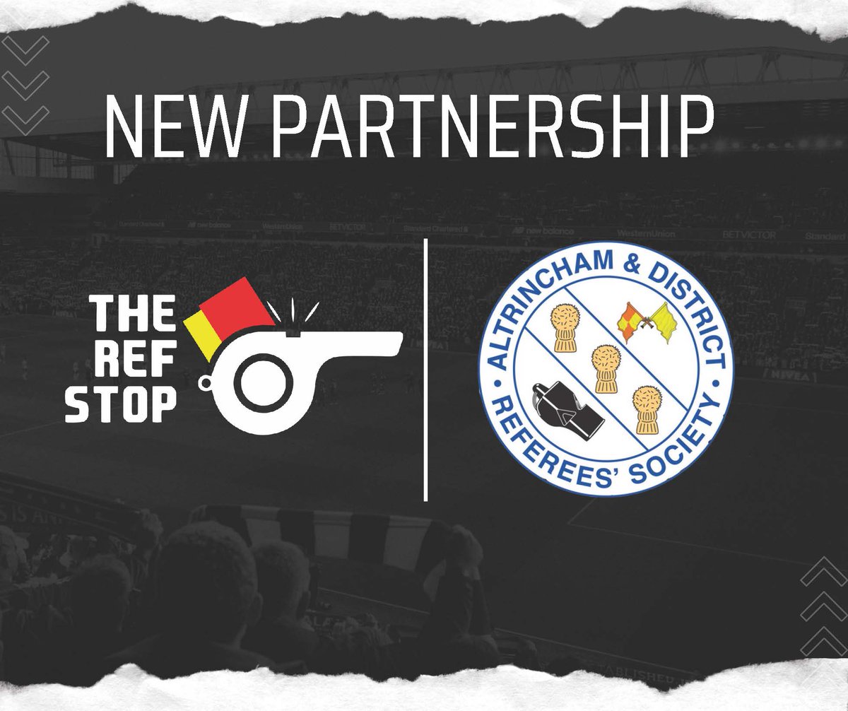 We're delighted to announce a new partnership with The Ref Stop, providing a one stop shop to our members for all their refereeing needs ... and a discount! Non-members who want to join our Society can do so at no cost for their first year - altyreferees.co.uk
<a href="/TheRefStop/">The Ref Stop</a>