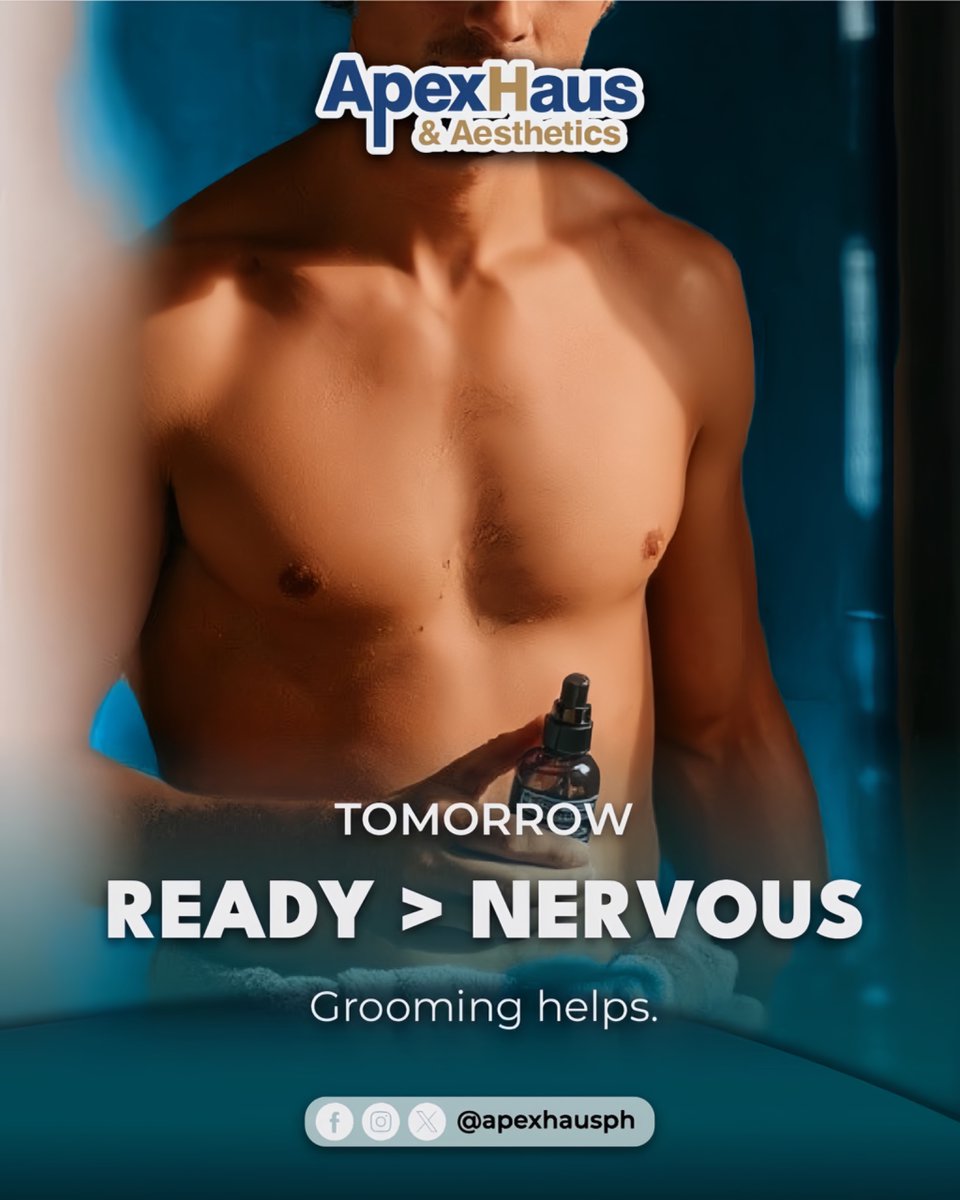 Ready beats nervous.

Valentine’s Day is tomorrow.
If it matters to you, take time to prepare properly.

#ApexHaus #EBDavantes #AestheticPH #wax #brazilian