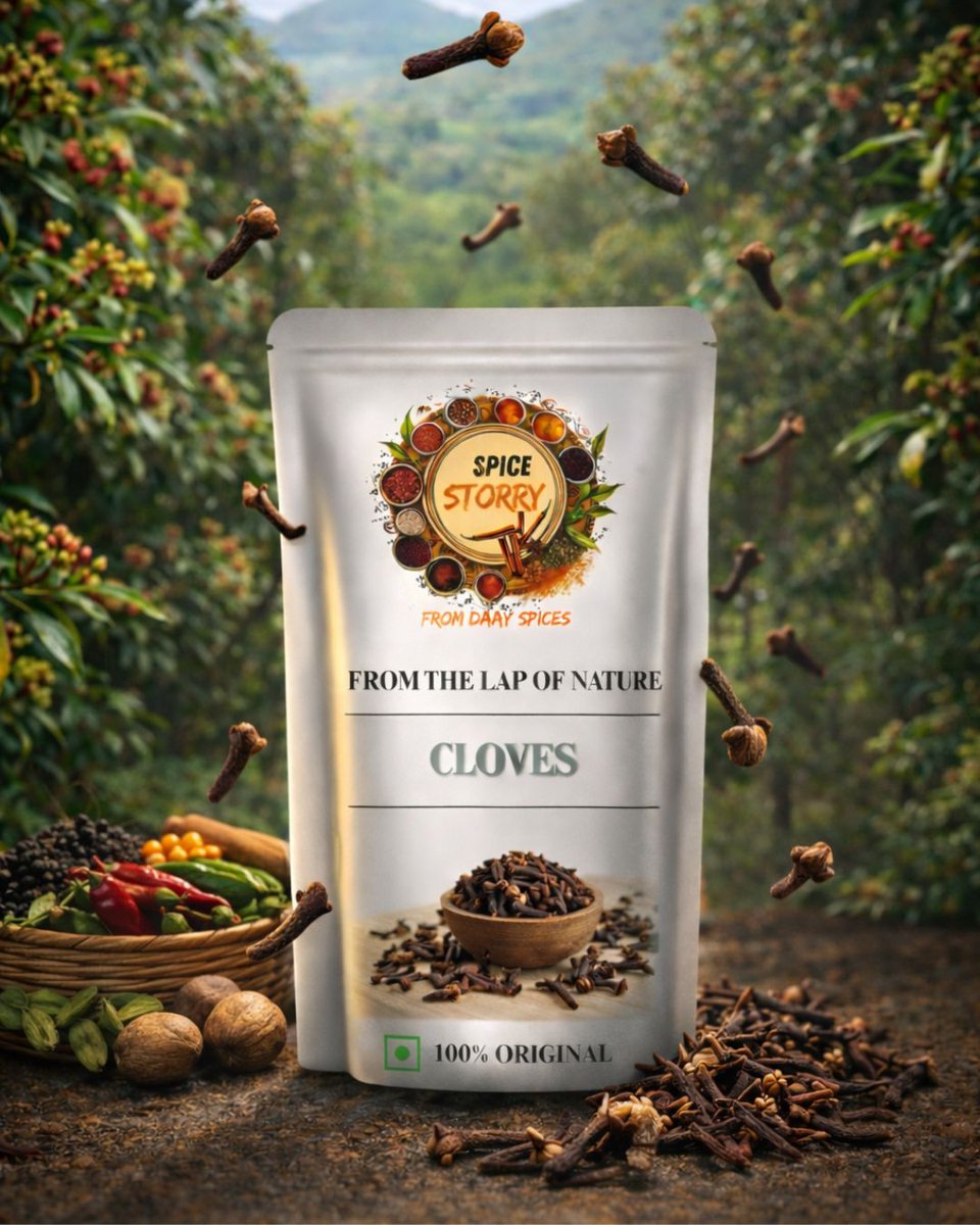 Spicestorry's tweet photo. Cloves – Strong Aroma, Powerful Flavor 🌿✨
For more details visit us on:
https://t.co/IWG34xaBCB
daayspices@gmail.com
@daayspices
#SpiceStorryByDaaySpices #SpiceStorry
#DAAYdigital #ADRresponse #admaastar #sociaale #india #digitalmarketing #digital https://t.co/E5tmO4ynTF
