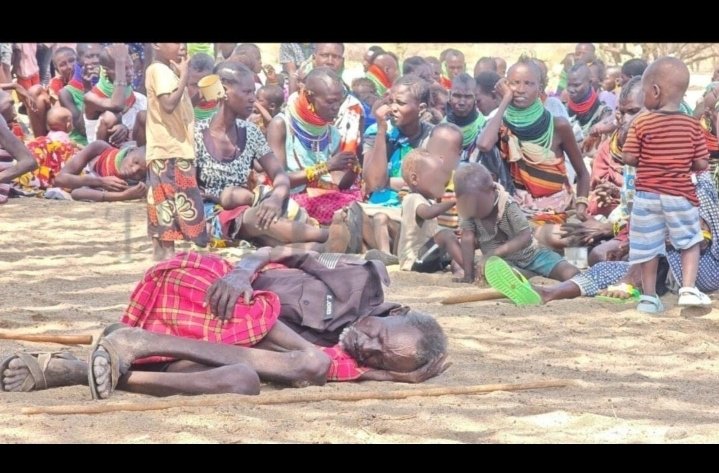 There is a national disaster in North Eastern. 
♤ No food.
♡ No water.
◇ No medicine.

And the health CS is from the region, on papers.