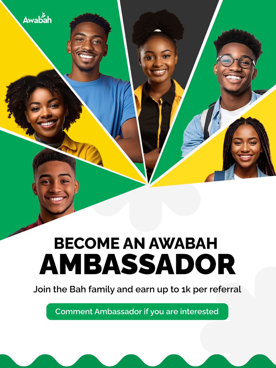 AwabahNigeria's tweet photo. Become an Awabah Agent and earn by helping people secure their future.

Comment AMBASSADOR
or email agent@awabah.com with your Name &amp; Location to get started.

#AwabahAgents #FinancialInclusion #EarnWithPurpose #TheResilienceMandate #PensionRemittanceInNigeria https://t.co/bXxGdWdoTL