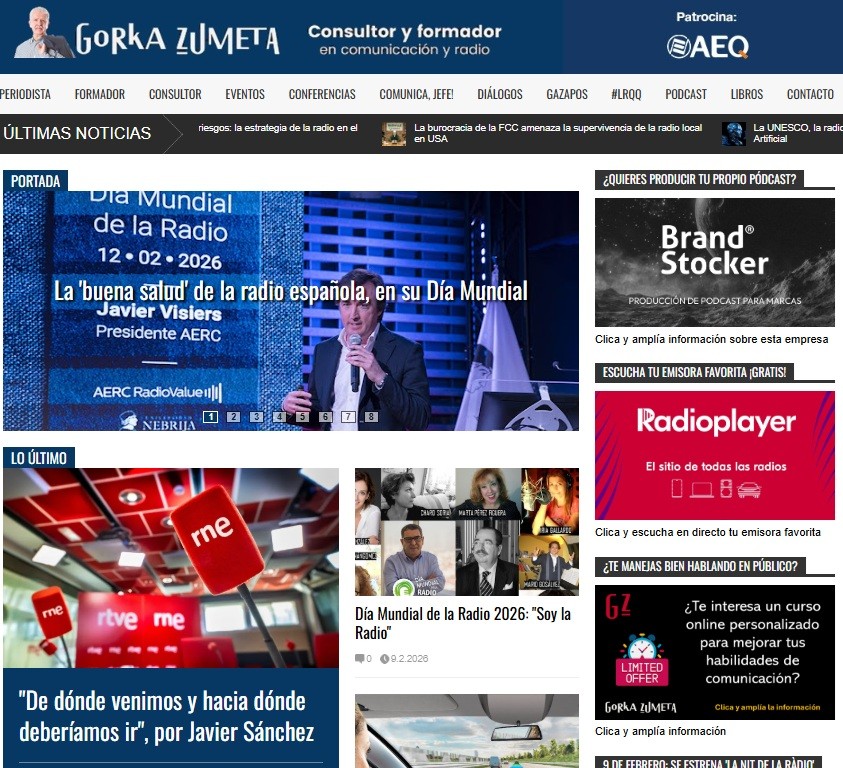 📢¡Feliz #DíaMundialdelaRadio a todos los que la escuchan cada día (o cada noche)! 🎂📻

👉Y a quienes no lo hacen, que prueben, seguro que encuentran algo que les gusta... en #podcast 😉

⏰15 años informando y reflexionando sobre la #radio y el #audio

🔴gorkazumeta.com
