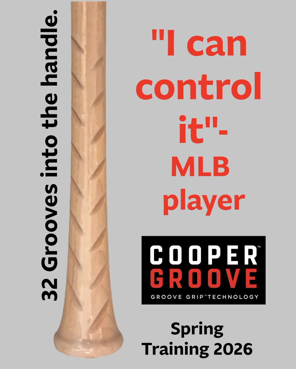 Cooper Groove Grips tweet media