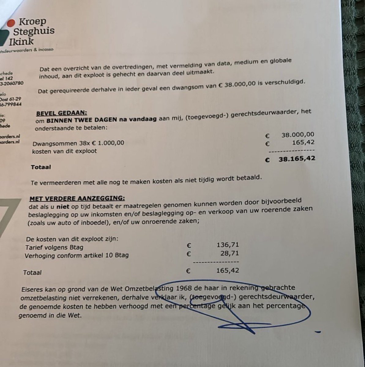 Hi <a href="/NJHoekman/">Niels Hoekman</a>, Spaanse topper van me. 

Kleine reminder, je had twee dagen. Joe! 😘

Hola Niels, podrías transferir los €38.164,42 ? Hazlo antes del fin de semana. Gracias amigo!