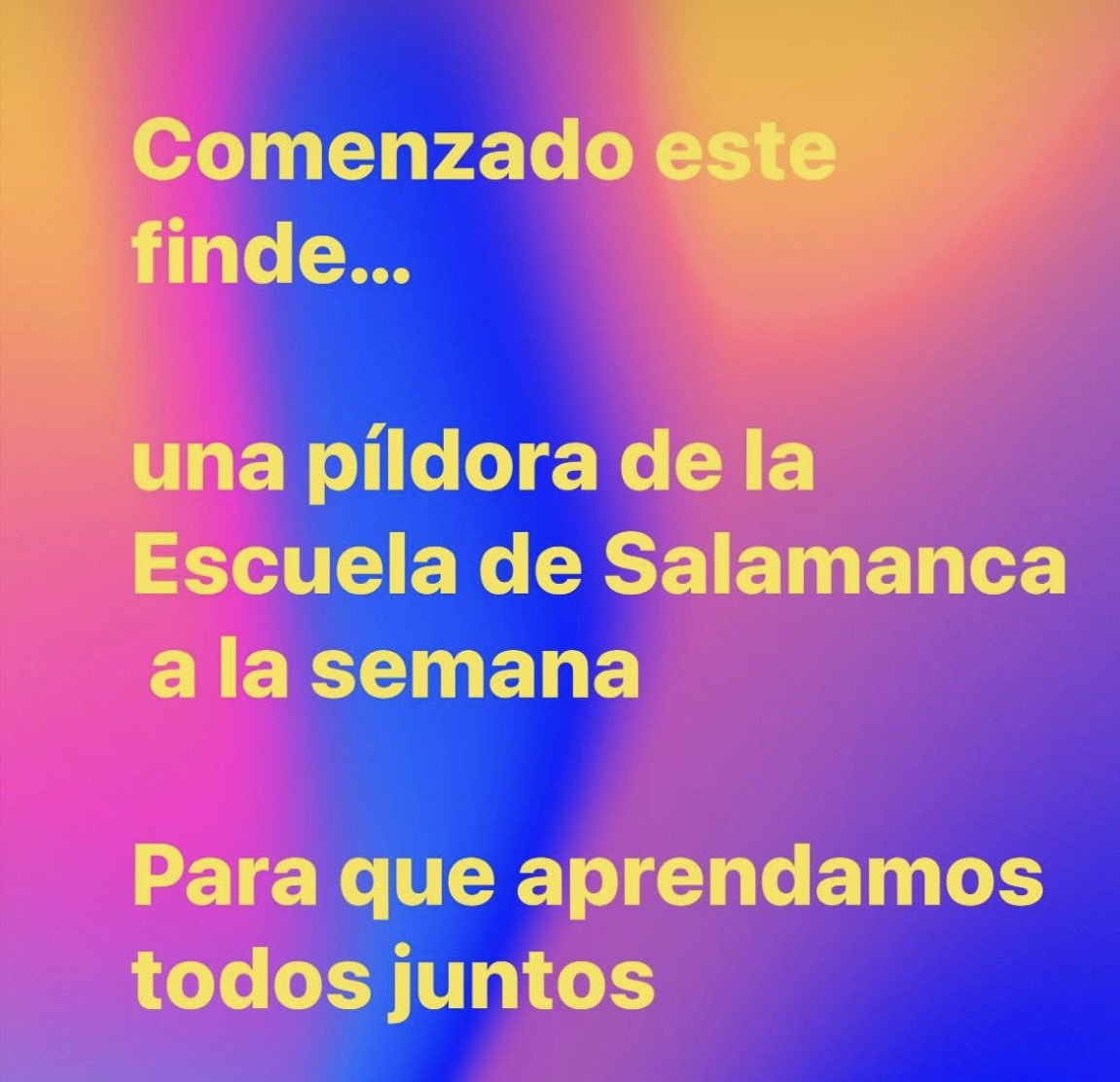 Para que el centenario de la Escuela de Salamanca no pase desapercibido por aquí y por ningún sitio