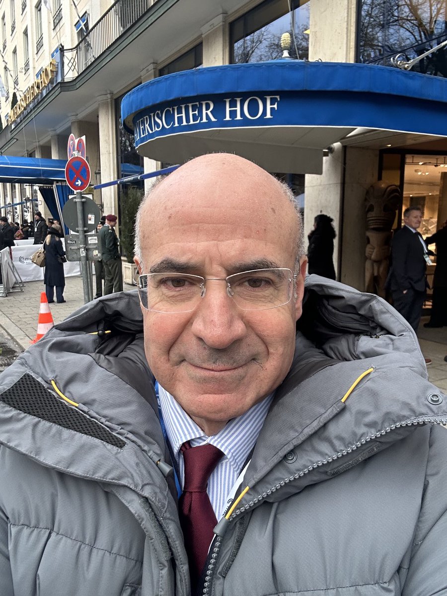 Just arrived at the Munich Security Conference to pitch all allies of Ukraine on imposing sanctions on the 8 oil refineries in China, India and Turkey who buy 90% of Putin’s oil. If this is done, Putin would run out of money in six months and could no longer afford the war.