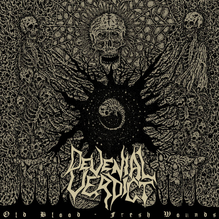 KMANRIFFSMetal's tweet image. 2⃣0⃣2⃣6⃣: THE UPCOMING TERROR ⚔️
➡️May 1st, 2026⬅️

DEVENIAL VERDICT - Old Blood - Fresh Wounds 🇫🇮⚛️

3rd album from Helsinki, Finnish Avant-garde Death Metal outfit⚛️

BC➡️devenialverdictband.bandcamp.com/album/old-bloo…⚛️

#DevenialVerdict #OldBlood #AvantgardeDeath #TheUpcomingTerror26 #KMäN