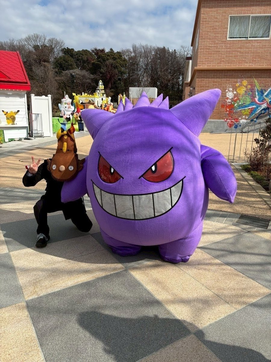 Fポケパーク #ポケパークカントー 入場したらカビゴンが居て！そのすぐ