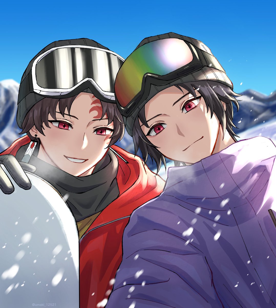 そういえば縁巌でｽﾉﾎﾞ絵描いてた(再掲)