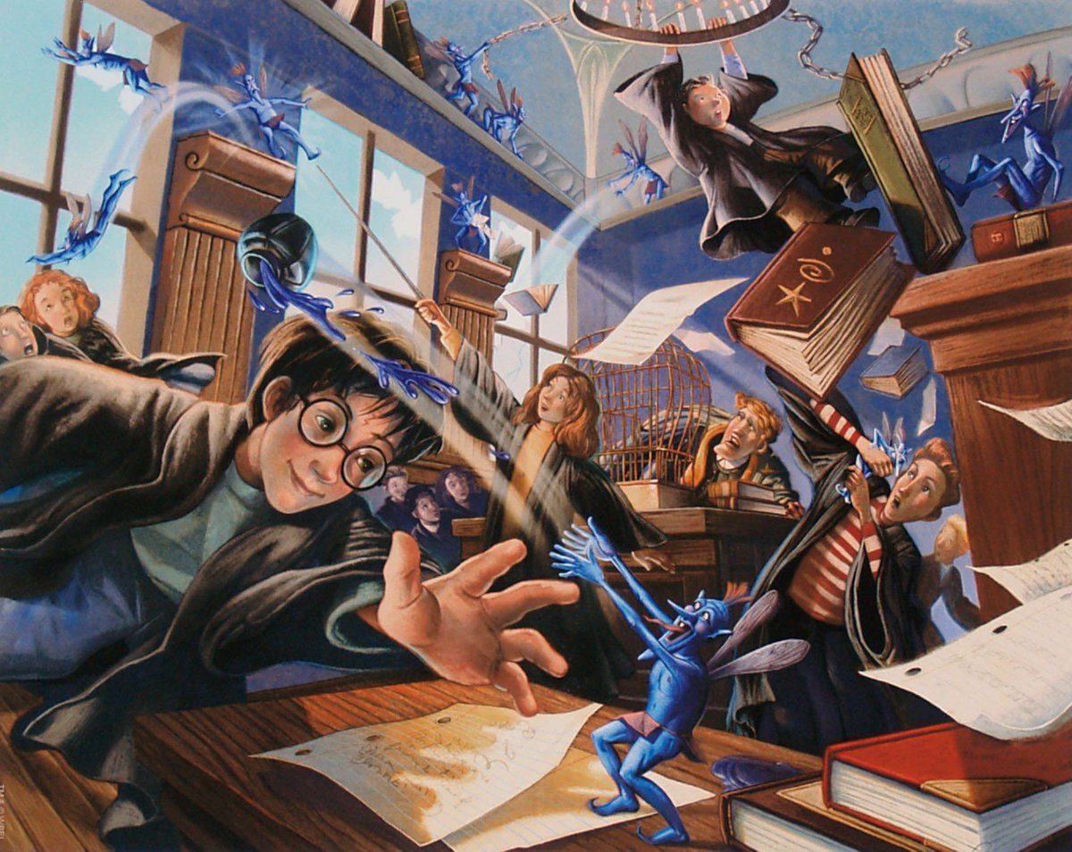 Happy birthday to Mary GrandPré, whose illustrations brought HARRY POTTER to life in such a whimsical way! 🎂

I would love to see a animated series in this style, or for the HBO series to be inspired by it