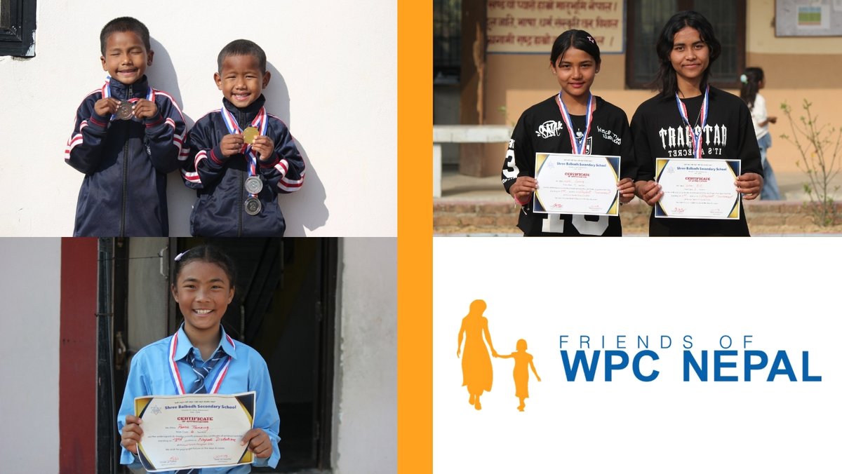 Thank you for supporting the future of our children. We are proud to share that they excelled in their school sports activities, demonstrating the impact of encouragement and dedication. 

Thank you for being part of their journey!
friendsofwpcnepal.kindful.com/?campaign=1098…
