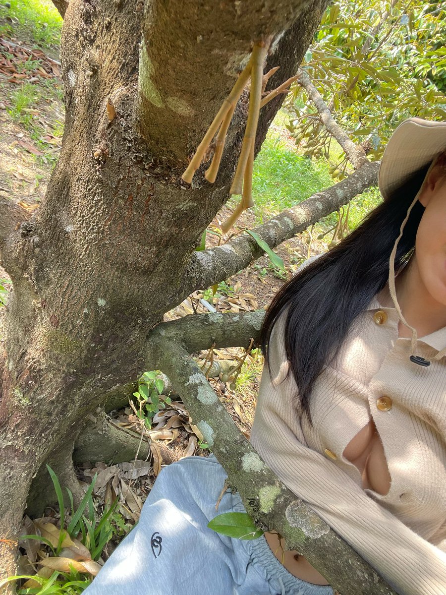 มีพุงให้ตีนะ #สวนทุเรียน #เรียลหญิง