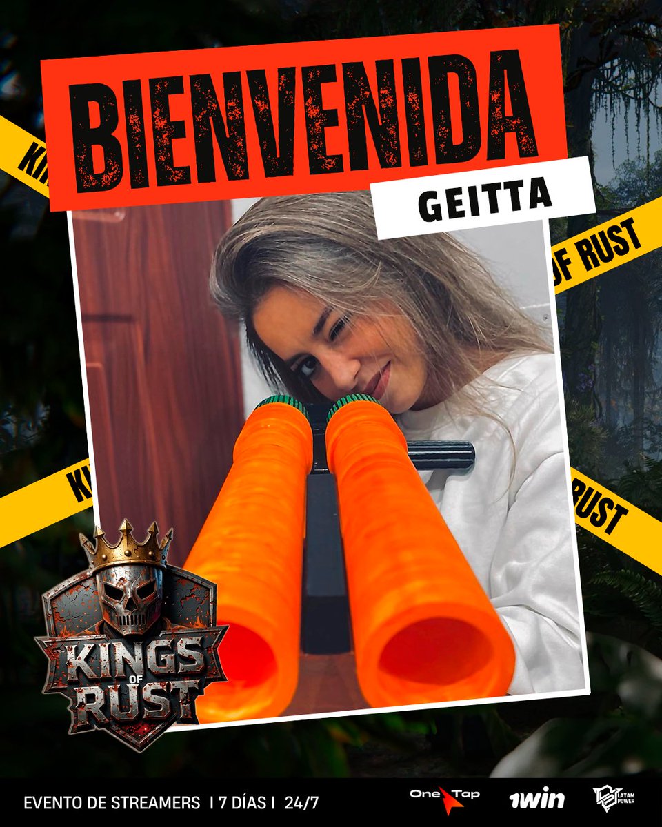Nos alegra tenerte <a href="/Geitta_/">geitta</a>  en Kings of Rust👑 Este evento reúne a creadores que buscan competir, entretener y dejar huella 🔥 Estamos seguros de que brindarás un gran espectáculo para toda la comunidad!
