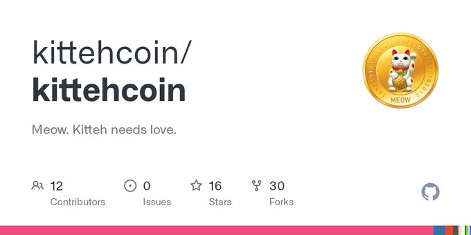 The Real Rival Of Dogecoin Wasn't The Catcoin It Was Kitteh Coin!

Yall Have seen the Doge Coin how Popular it is But the Just like the Doge is For Dogs There is a Kittehcoin for cats Launched in 2013! 

Some mangy Doge has been getting an awful lot of attention on the netz