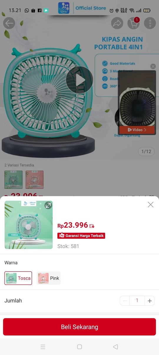 wahyusio's tweet photo. Rekomendasi kipas portabel 20 ribu
https://t.co/HOG89G0AUe
https://t.co/DTjPrVAwYQ https://t.co/g2iZeBszuI