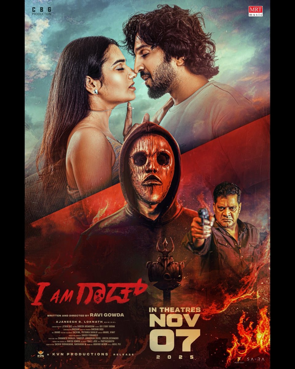 CinemaRareIN's tweet photo. Kannada film #IAmGod (2025) by #RaviGowda, ft. #RaviGowda #VijetaPareek #RaviShankar #Avinash #ArunaBalraj & #NiranjanKumar, now streaming on @PrimeVideoIN.
@AJANEESHB @Mrtmusicoff https://t.co/MOLDoIzLcZ