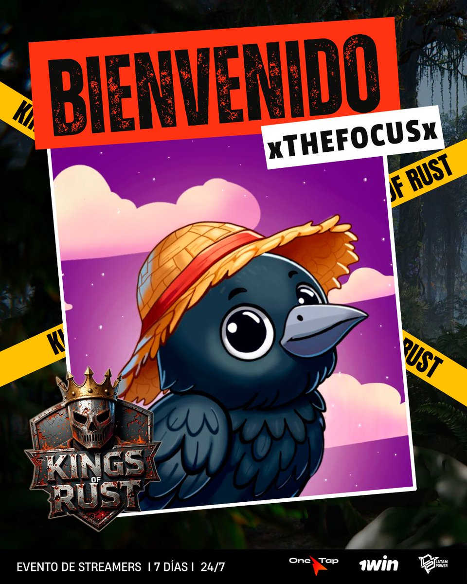 Nos alegra tenerte en <a href="/xTheFocuSx/">xTheFocuSx</a>  Kings of Rust👑 Este evento reúne a creadores que buscan competir, entretener y dejar huella 🔥 Estamos seguros de que brindarás un gran espectáculo para toda la comunidad!