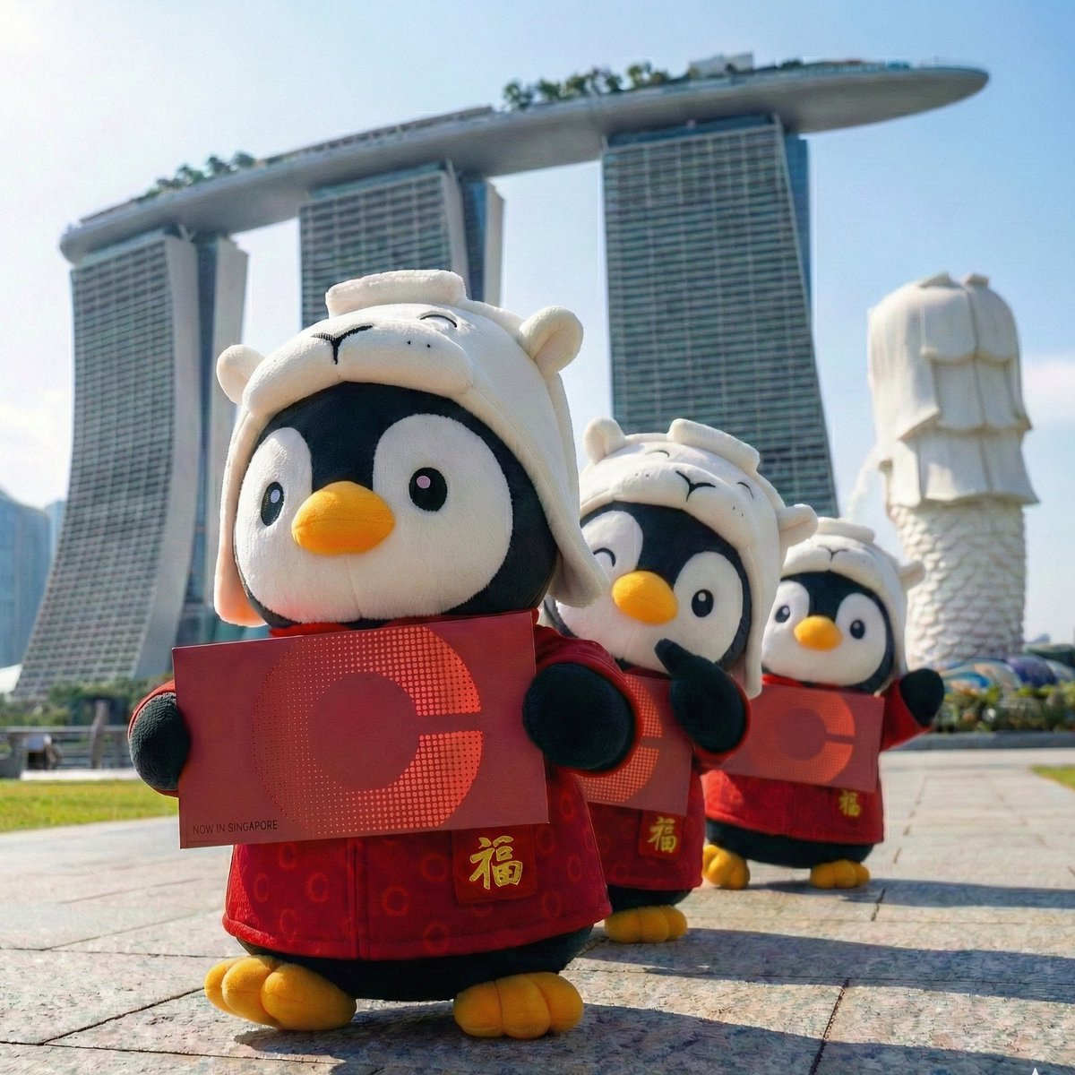 This Chinese New Year, Coinbase Pudgy is back — suited up in a festive red mandarin collar. 

We’re teaming up with <a href="/PudgySG/">Pudgy Penguins Singapore 🇸🇬</a> and <a href="/BaseinSG/">Base Singapore</a> to bring you a little extra prosperity this season 🧧

Waddling in soon, right here. Stay tuned.