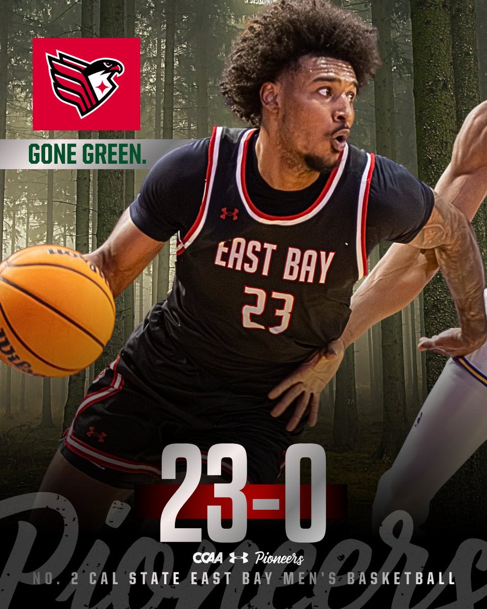 🍿: OT THRILLER IN ARCATA! The No. 2️⃣ Pioneers (23-0, 17-0) defeat Cal Poly Humbolt on the road 88-84.

6️⃣Pios go for double digits on the night. 

If you don't like that, you don't like Pioneer Basketball!

#bEBold | #ncaadii | #basketball | #undefeated