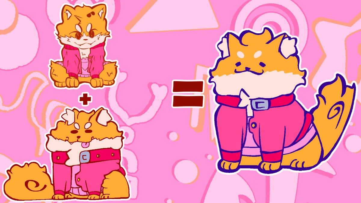 For the next model of puppan i tried to combine both designs and turn on the cute filter to the max to make this new version feel more unique! 

maybe for the next one i should go back to the the pup roots and make the pngtuber model more sharp like the first one