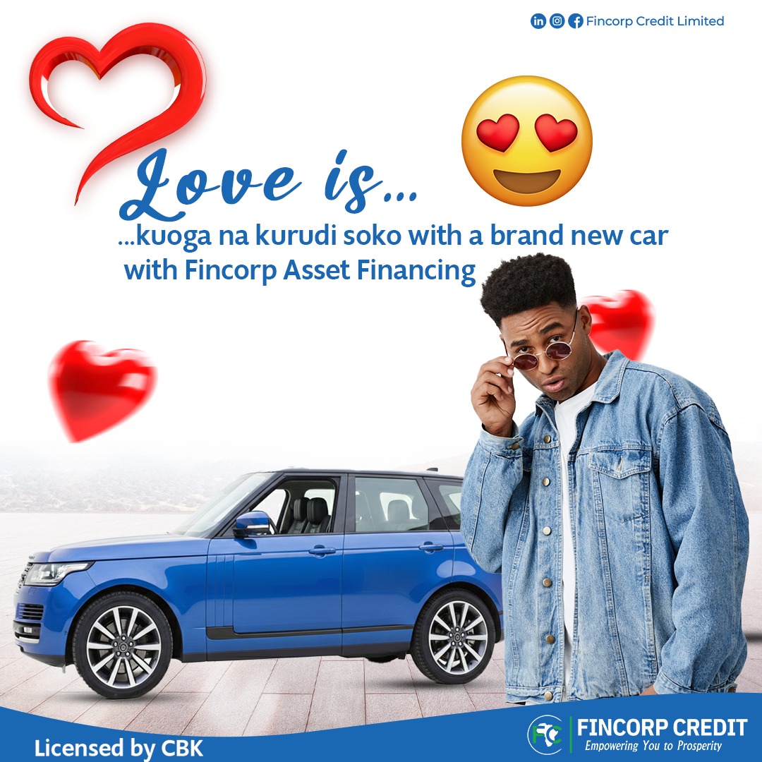 FinCorpCredit's tweet image. Love hits different when you’re stepping out in a new ride.
Talk to Fincorp Credit today and drive home happy.
For more info call 0706355355 or dial *827#
#KuogaNaKurudiSoko #NewCarVibes #assetfinancing
#fincorpcredit