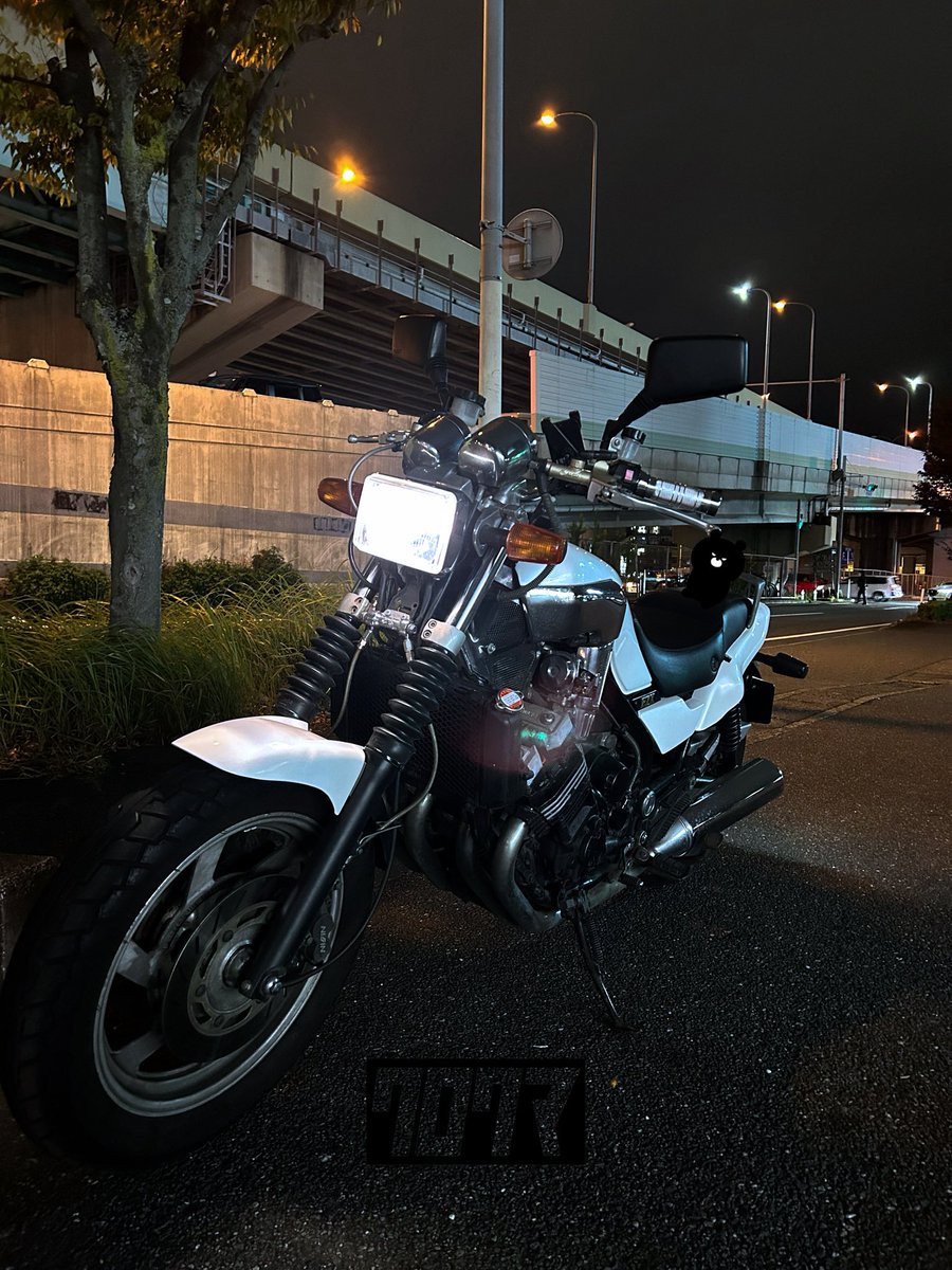 もう2年前か…w #FZX750 #fazer #邪道Style #おでかけクロクマ #Qi_microN