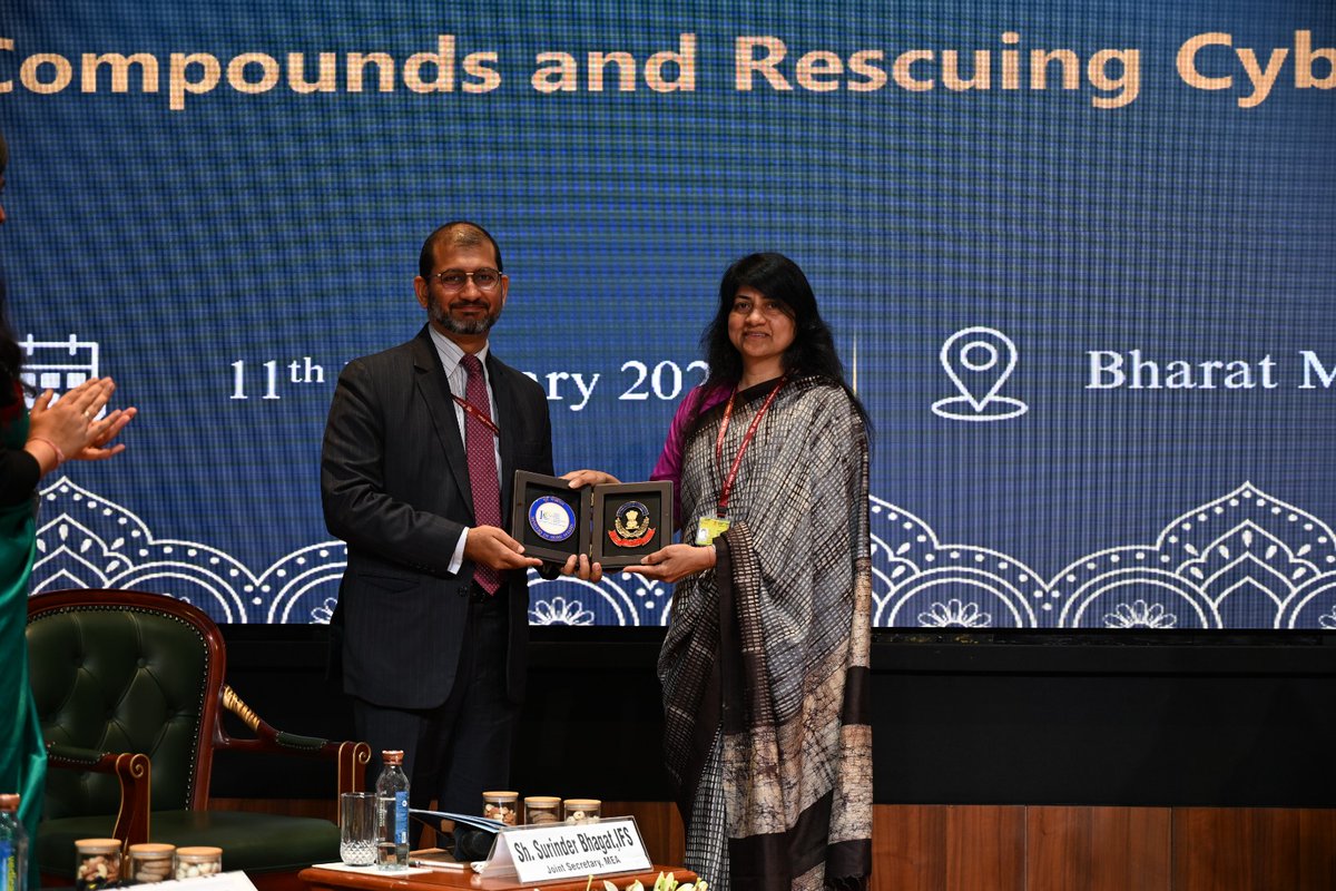 ProtectorGenGOI's tweet photo. @ProtectorGenGOI Sh. S. Bhagat participated in National Conference on Tackling Cyber-Enabled Frauds &amp; Dismantling the Ecosystem jointly organized by @CBIHeadquarters and I4C @Cyberdost from 10-11 February 2026. 
1/2 https://t.co/8V9cUmj3Ne