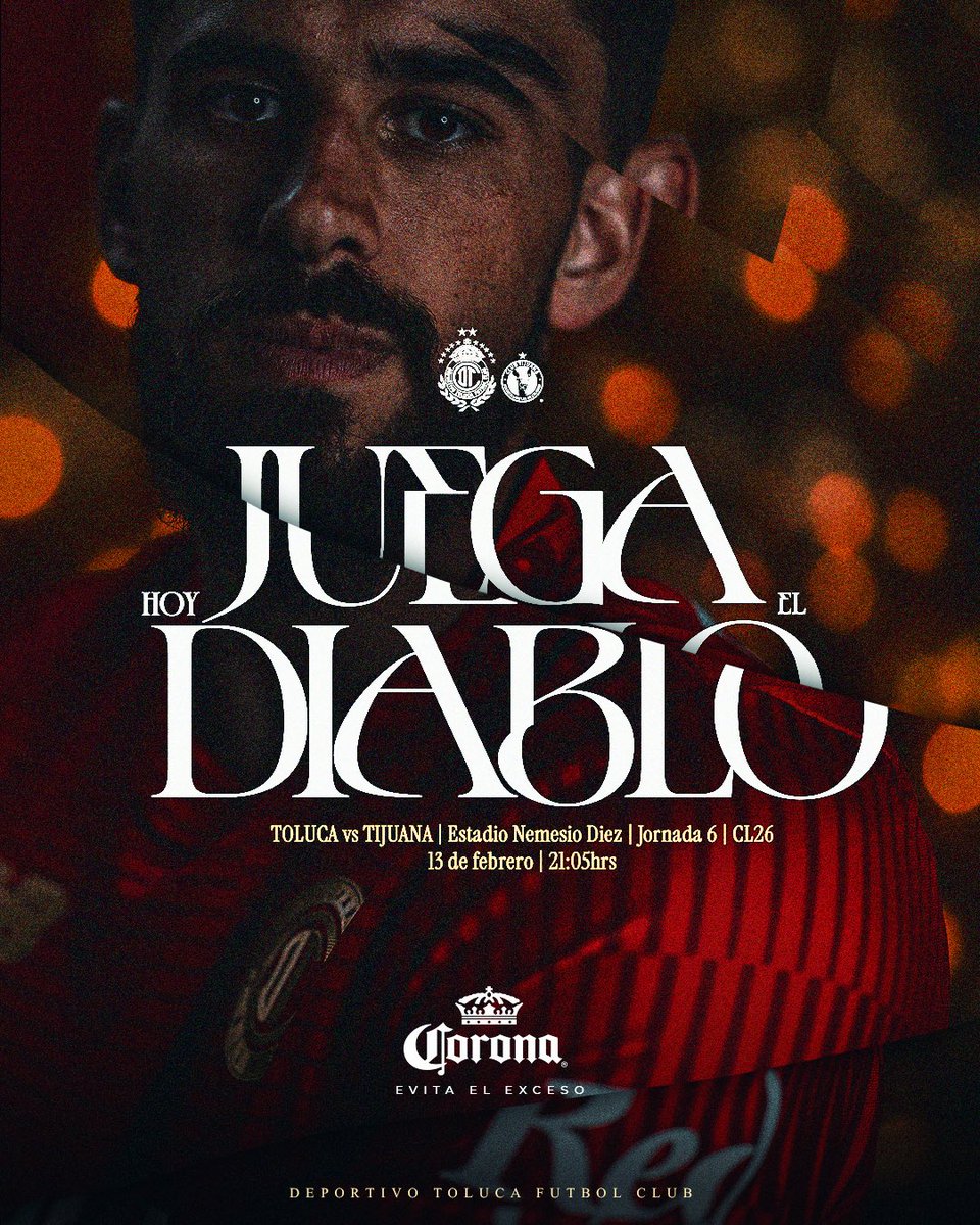 TolucaFC's tweet photo. Festejemos un año más del ROJO 🔥👹

@Corona_MX https://t.co/7H4RkJBeIW