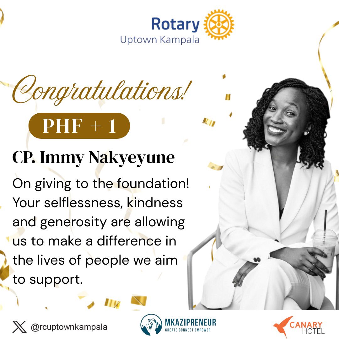 💫Rotary Club of Uptown Kampala✌ tweet media