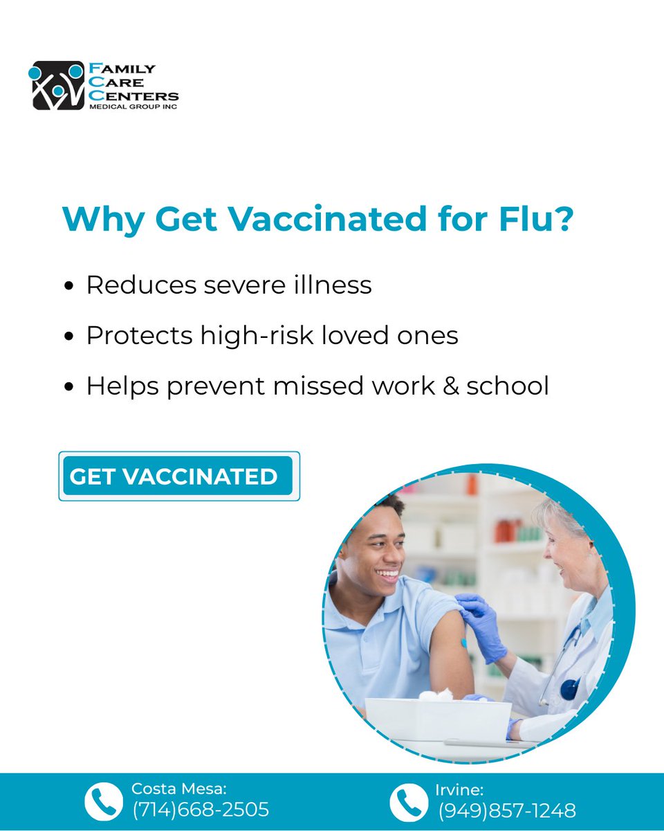 WBWalkIn's tweet photo. The flu spreads quickly and symptoms can escalate fast. Vaccination remains one of the most effective ways to protect yourself and your community.

FCCMG offers convenient flu shots to help you stay healthy through the season.

#FluShot #FluPrevention #SeasonalHealth #FCCMG https://t.co/xrsppIfjRO